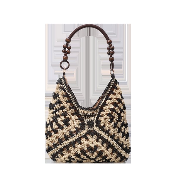 PalmAura - Bolso de Hombro de Paja
