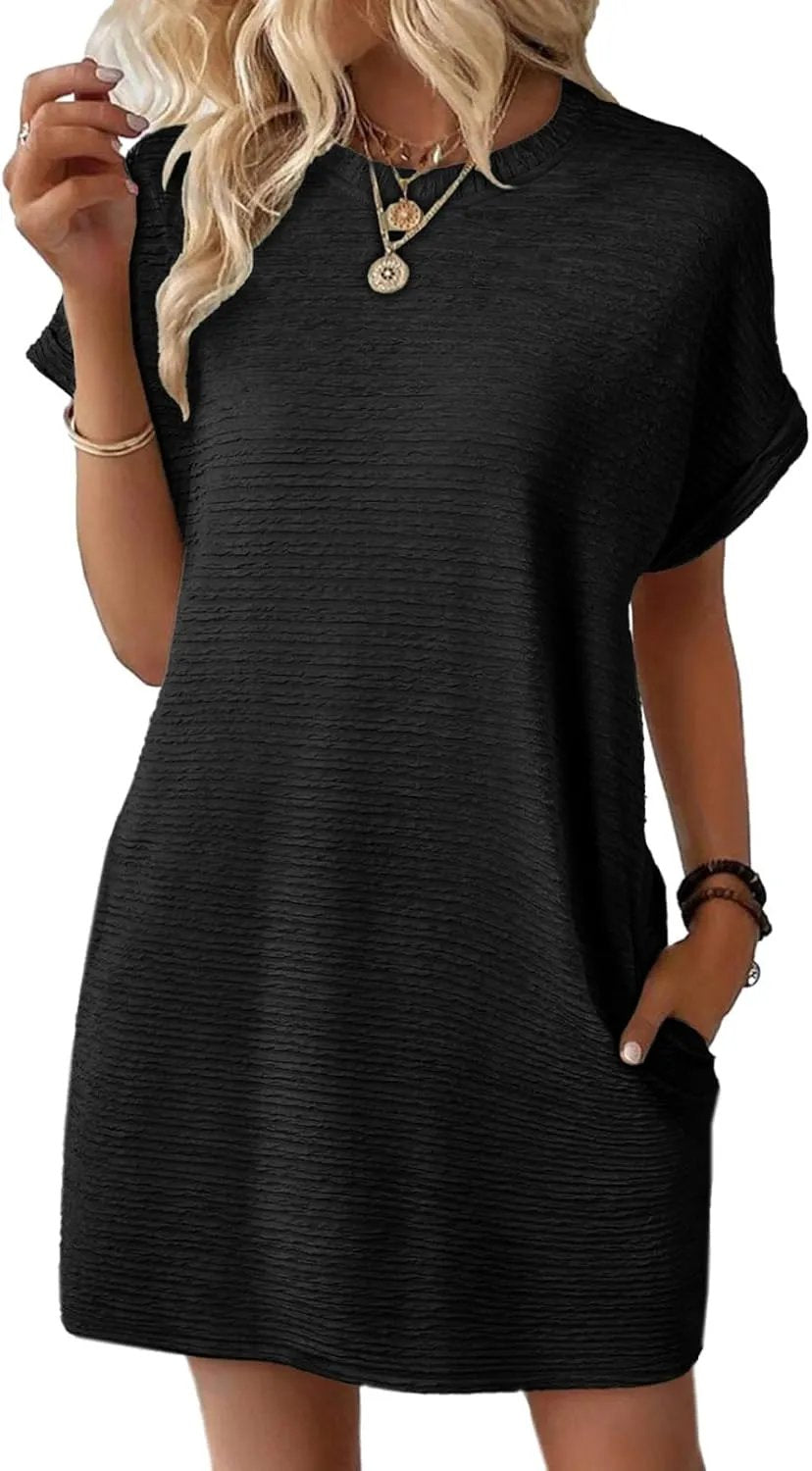 AuraBreeze – Leichtes Sommer-Taschenkleid