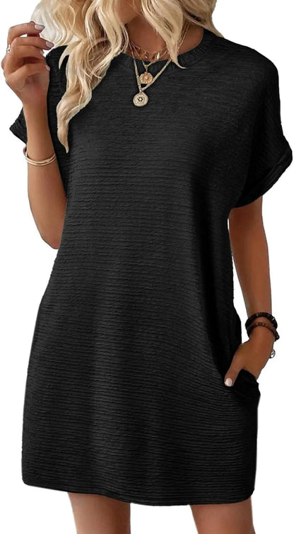 AuraBreeze – Leichtes Sommer-Taschenkleid