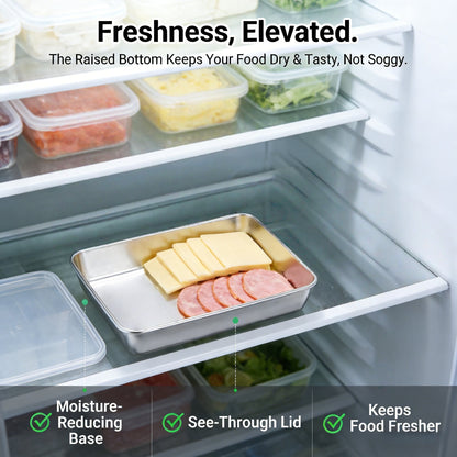 EcoSeal – Edelstahlbehälter mit Frischeverschluss
