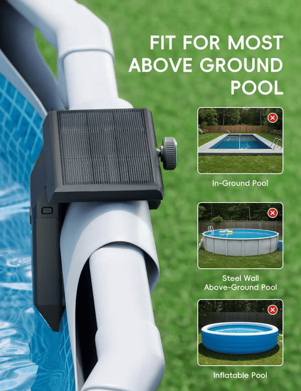 PoolShine – Luz ambiental junto a la piscina con energía solar