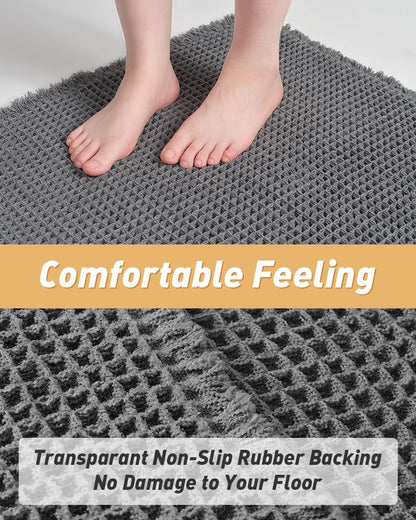 WaffleCloud – Alfombrilla de baño ultra absorbente