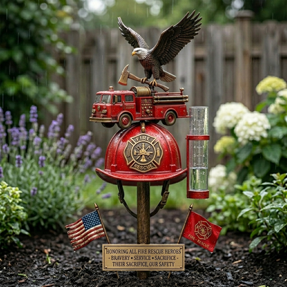 FireHonor – Estación pluviométrica Firefighter Tribute Garden