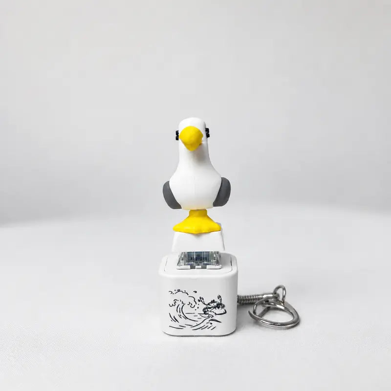 SquawkKey – Llavero con botón de gaviota divertido
