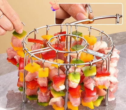 BBQStack Elite – Heißluftfritteusen-Spießständer