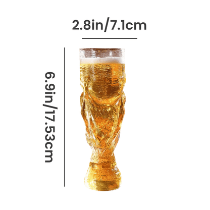 ChampChug – Fußballpokal aus Glas