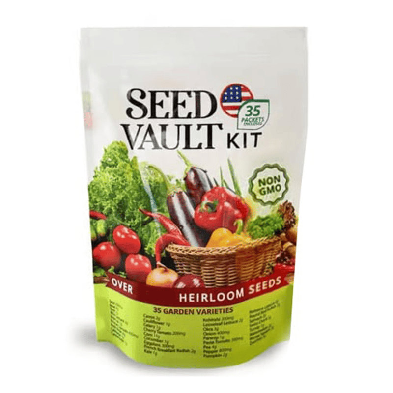 FoodFreedom Vault – Kit de semillas de supervivencia