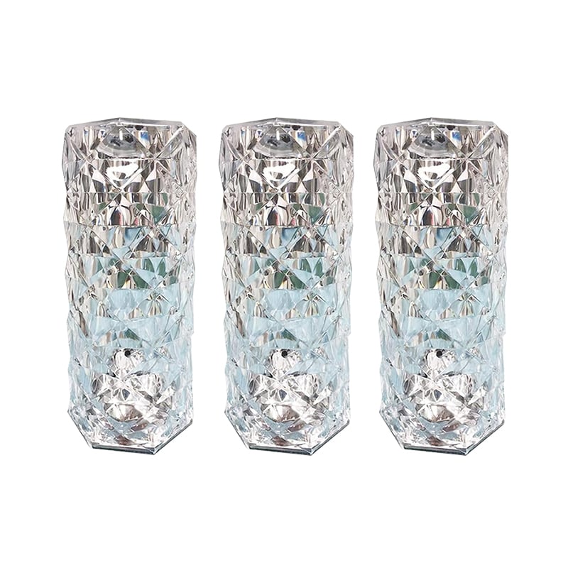 AuraShine – Mehrfarbige Kristall-Diamant-Rosenlampe