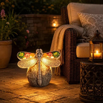GlowWing – Luz solar para jardín con forma de libélula