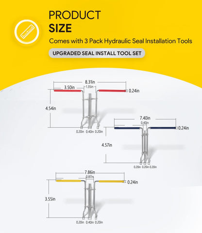 SealMaster – Kit de herramientas de instalación hidráulica