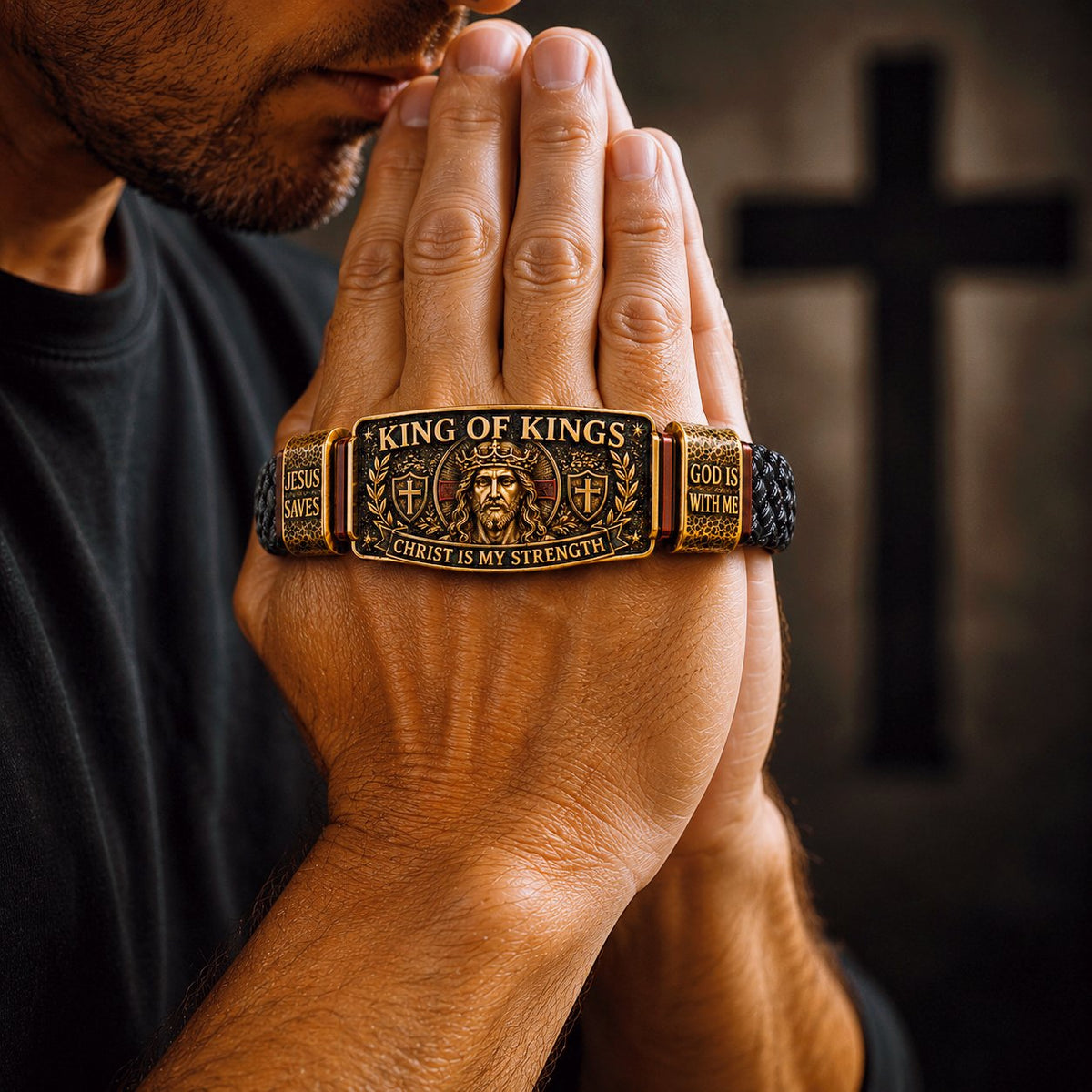 FaithCrown – Pulsera Rey de Reyes