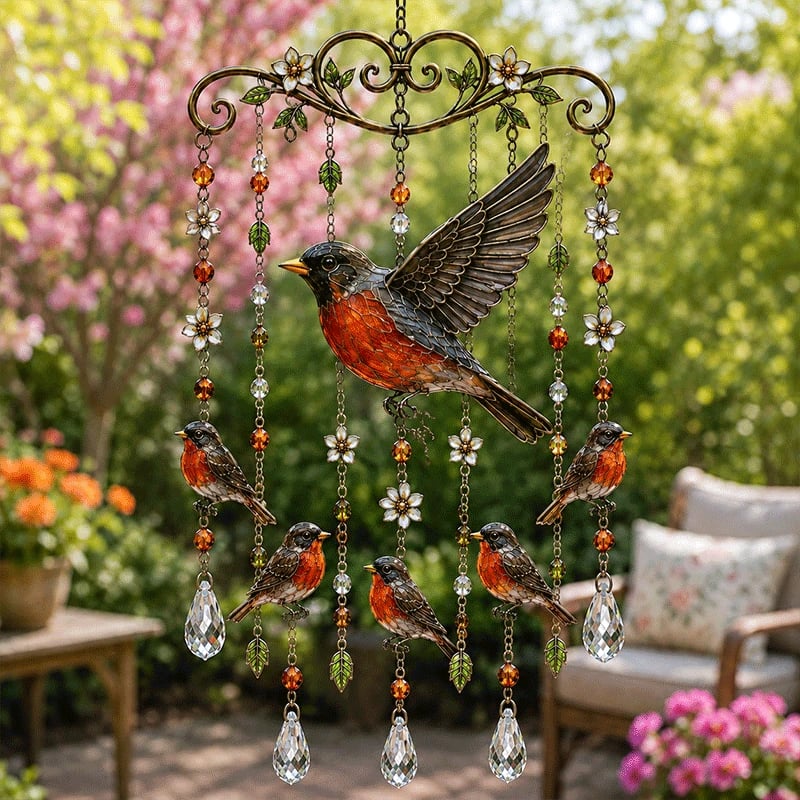 HumiGrace – Elegante carrillón de viento de colibrí