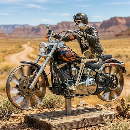 ReaperRide – Molinillo de viento de calavera motera
