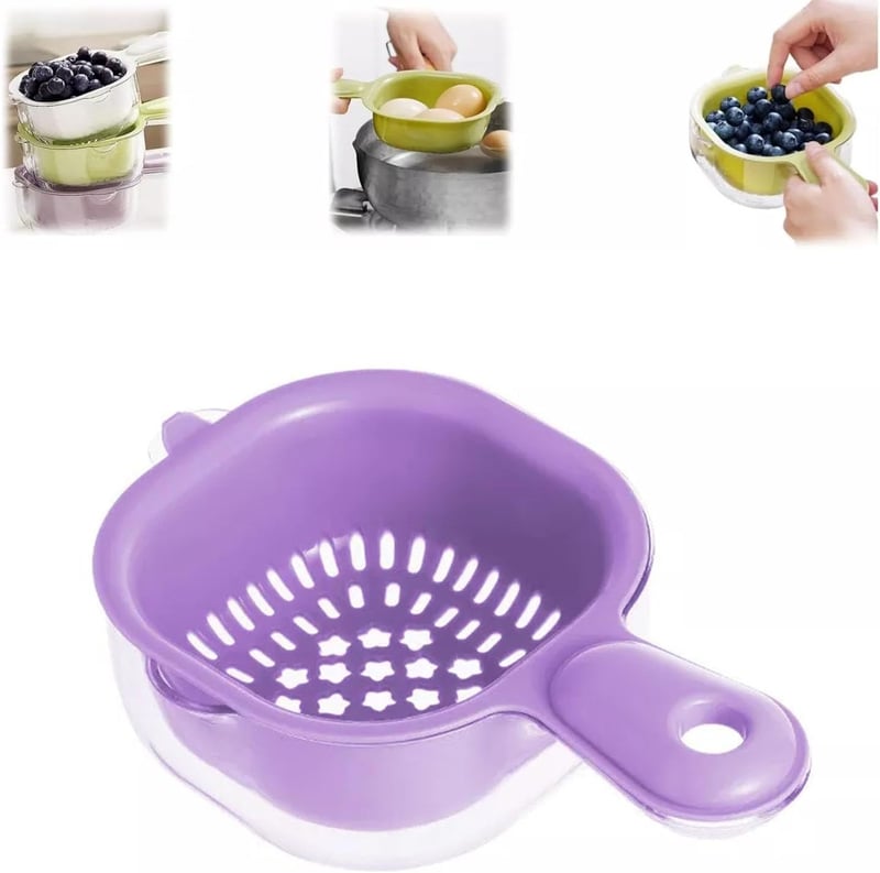 FreshFlow – Cesta de Drenaje de Cocina de Doble Capa