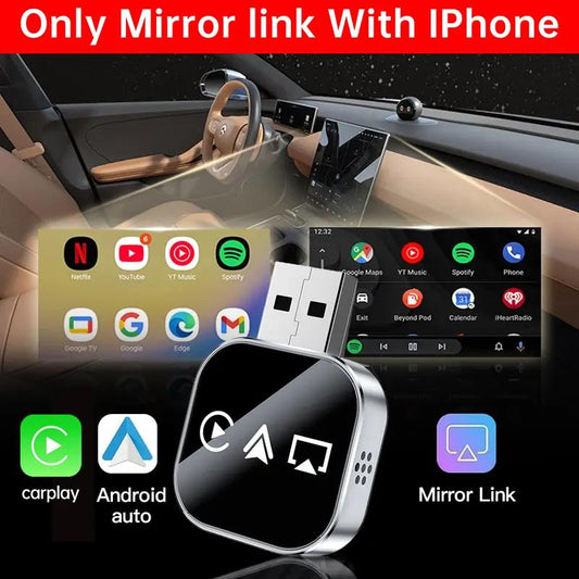 MirrorMax – Nahtloser kabelloser CarPlay-Konverter