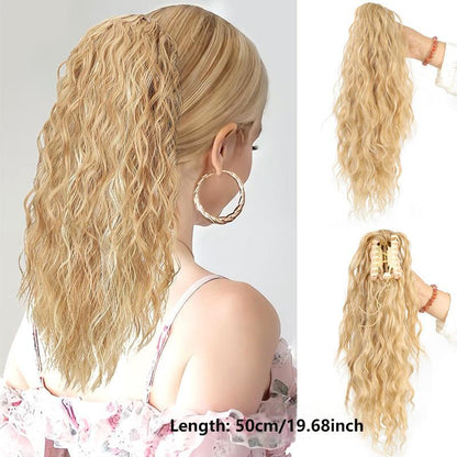 SilkiPony – Extensión de Cola de Caballo de Cabello Natural
