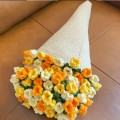 CozyBloom – DIY-Set für handgestrickte Rosendecke