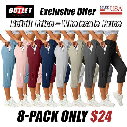 UrbanFlex – Leichte Damen-Caprihose mit Kordelzug für den Sommer