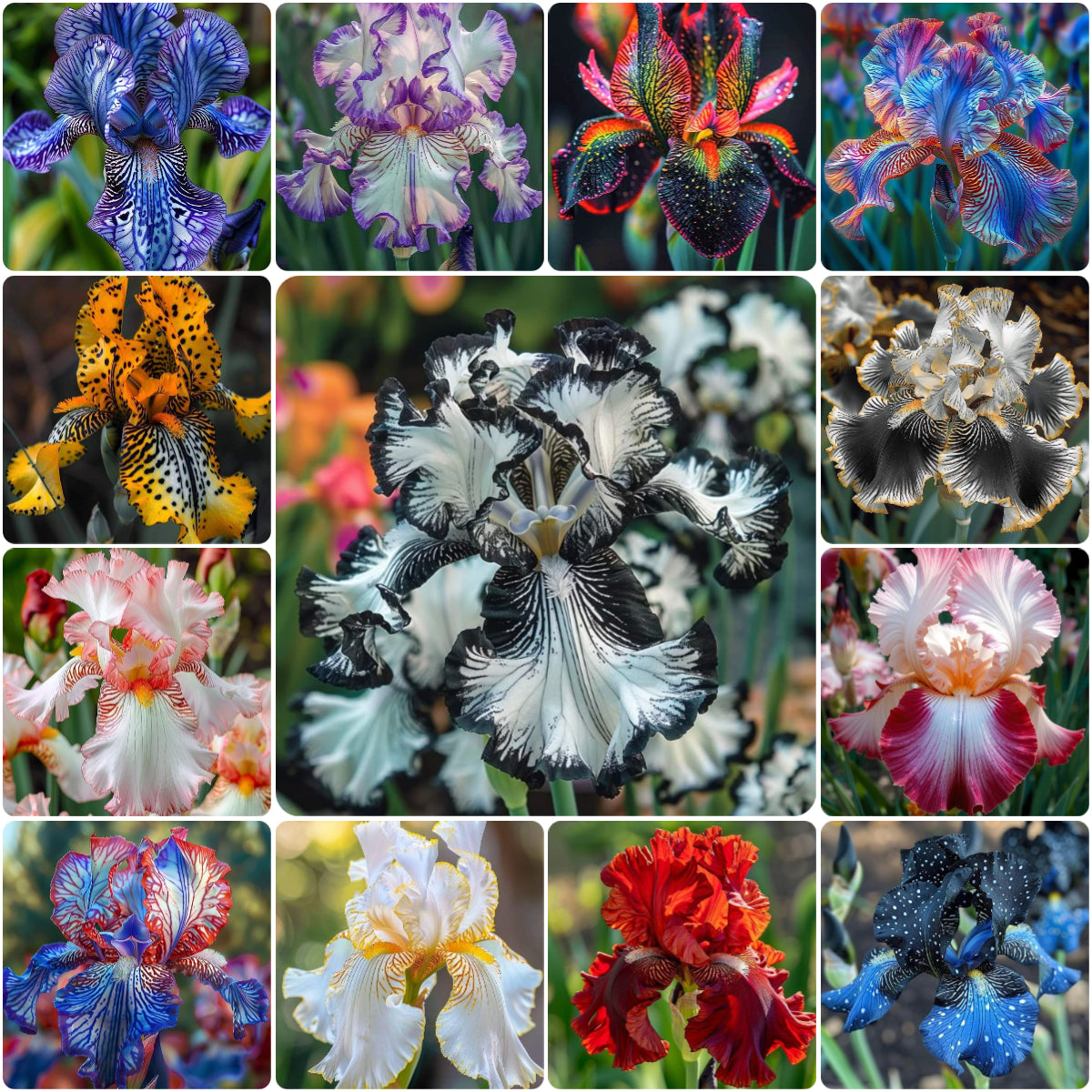 BloomAura – Exotische Hohe Bart-Schwertlilie