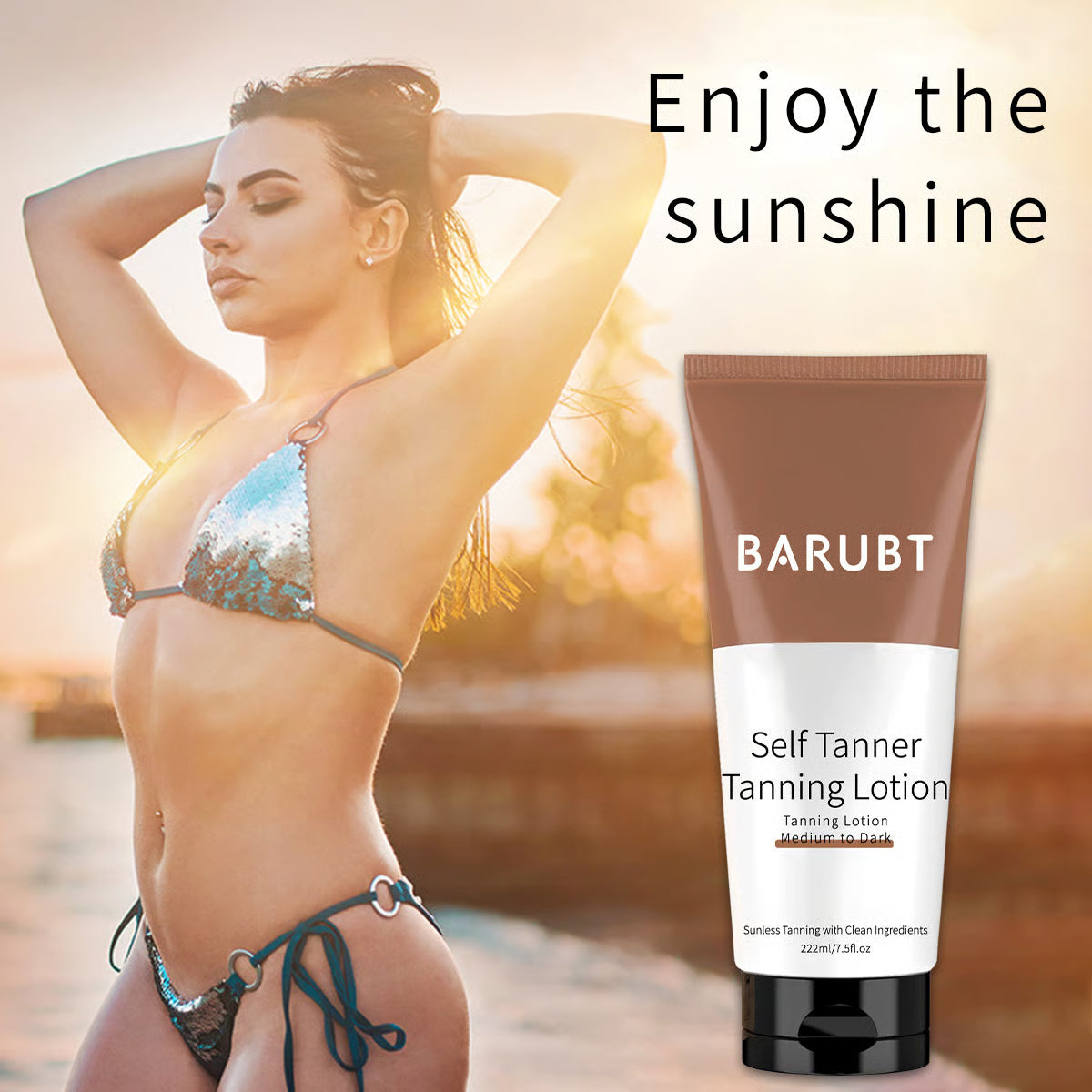 BronzeAura – Loción Autobronceadora con Acabado Natural