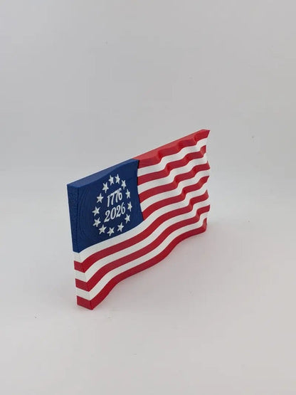 PatriotFlex – Expositor de bandera ondulante magnético distintivo