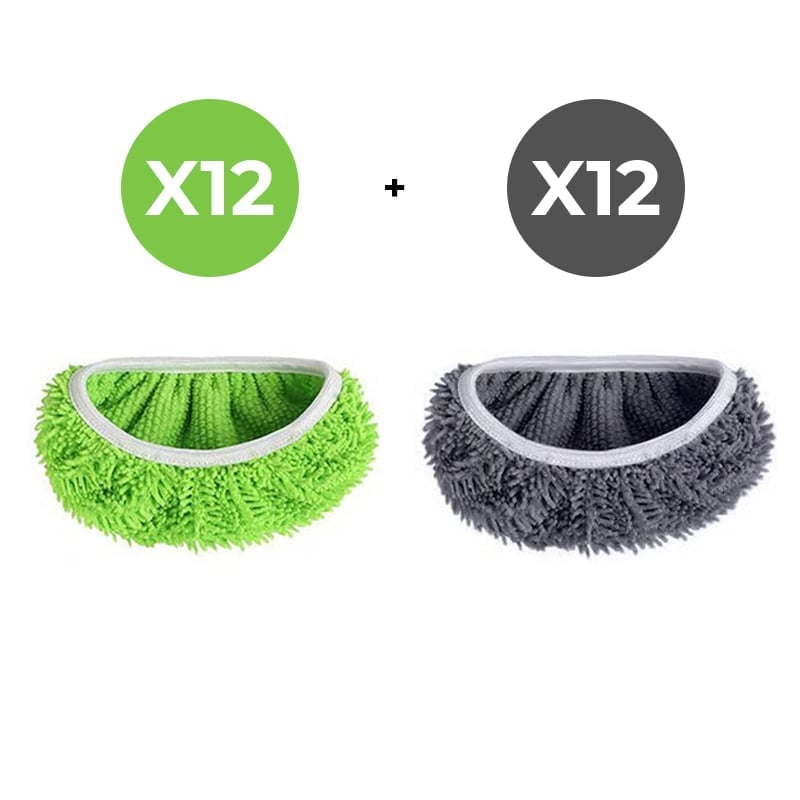 SparkleMop - Almohadillas de microfibra reutilizables para suelos