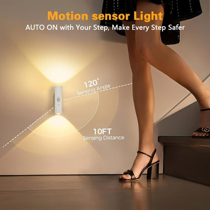 AquaGlow – Luz ambiental LED inteligente recargable con sensor de movimiento