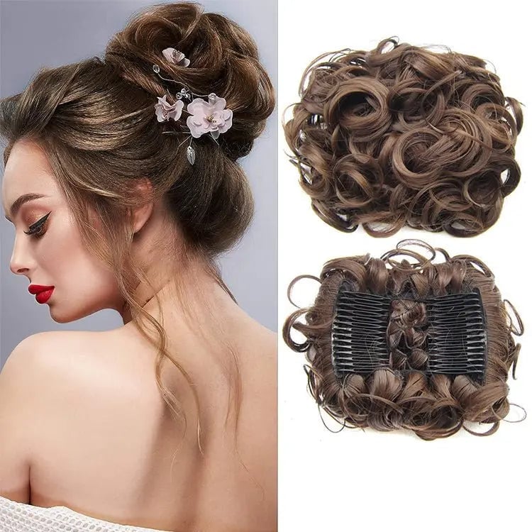 CurlNest – Moño Despeinado para un Estilo Chic Diario