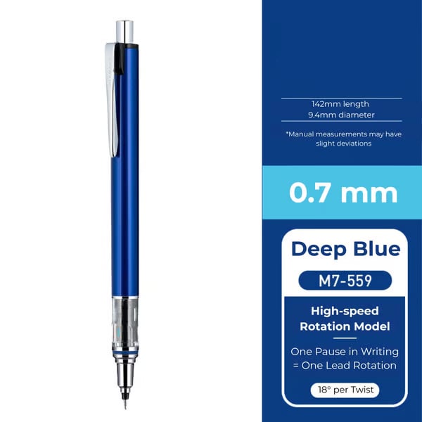 WritePro – Portaminas mecánico Advance M5-559, 0,3 mm – 0,7 mm