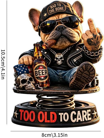 DashMood – „Too Old To Care“-Dashboard-Wackelkopf