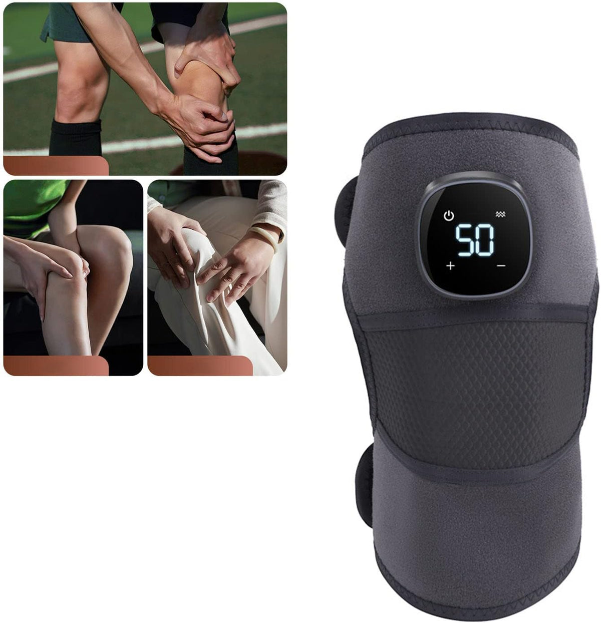 KneeRelief Pro • Masajeador de rodilla prémium