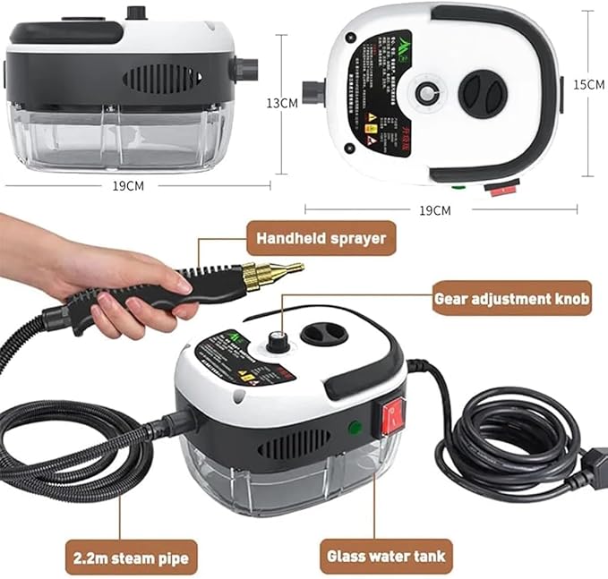 SteamBlaze – Limpiador manual a presión de alta temperatura 1500W
