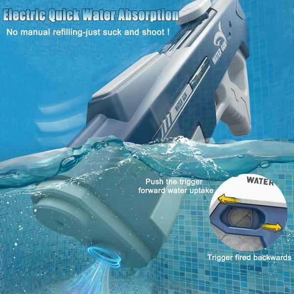 AquaBlaster: Pistola de succión de agua automática
