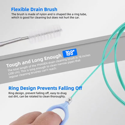 DrainFixPro – Desatascador de drenajes de techo corredizo de automóviles