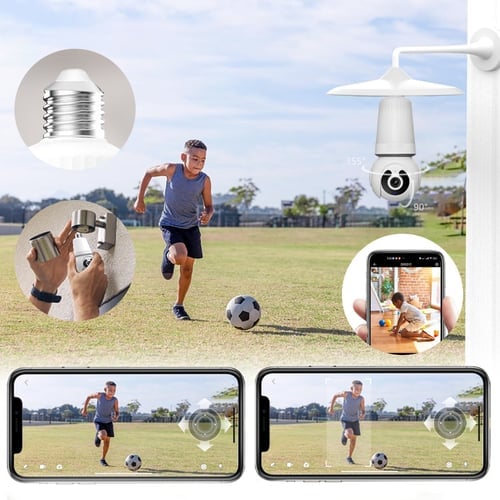 LumiGuard – Cámara de seguridad inteligente inalámbrica con bombilla