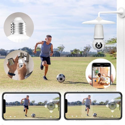 LumiGuard – Cámara de seguridad inteligente inalámbrica con bombilla