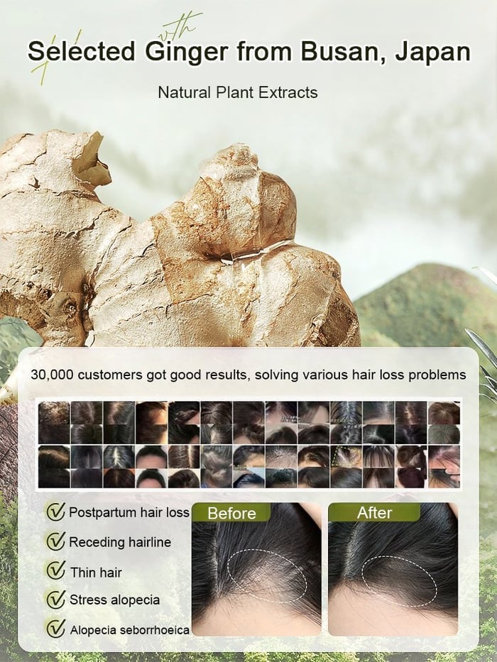 RootRevive – Champú nutritivo con extracto de raíz de ginseng
