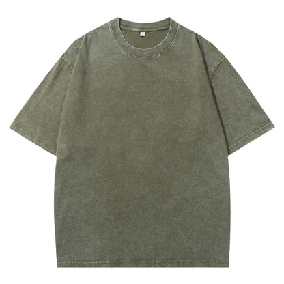 Oversoul – Camisetas desgastadas de corte holgado