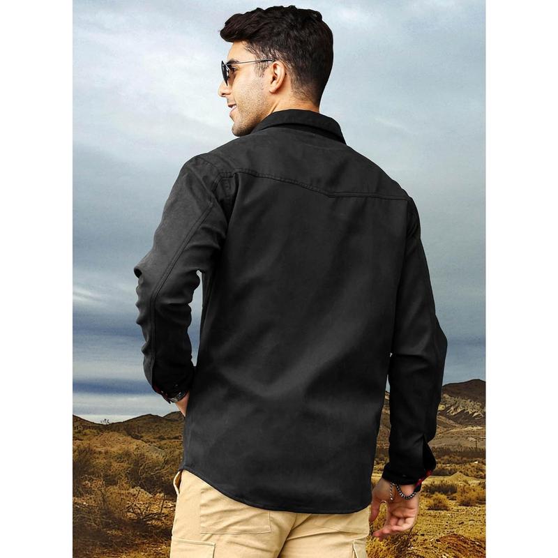 VistaWork – Camisaco utilitario versátil con forro de franela