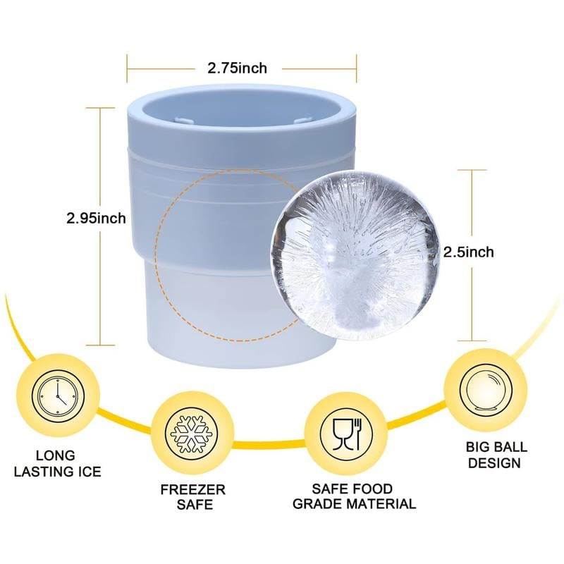 CrystalChill – Runde Eisballformen