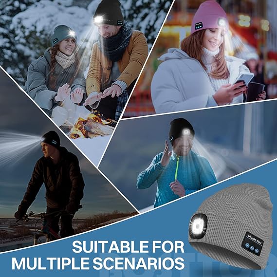 SmartWarm – Gorro Bluetooth unisex