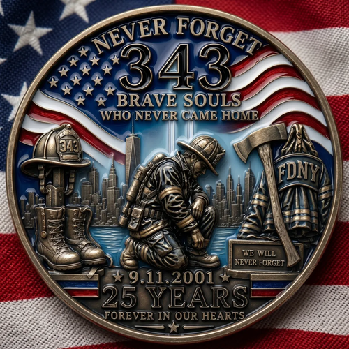 HonorMint – Moneda Conmemorativa 343 Never Forget