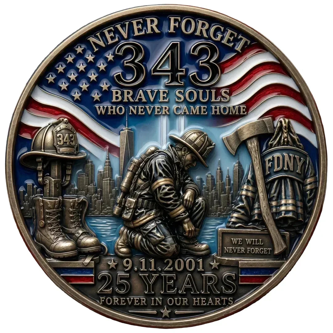 HonorMint – Moneda Conmemorativa 343 Never Forget