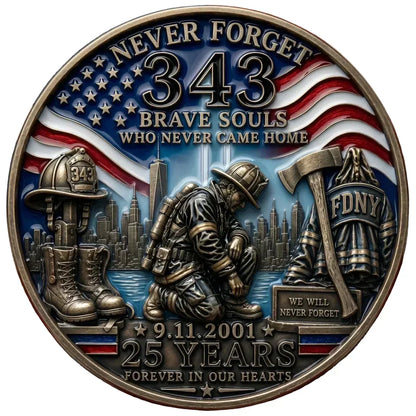 HonorMint – Moneda Conmemorativa 343 Never Forget