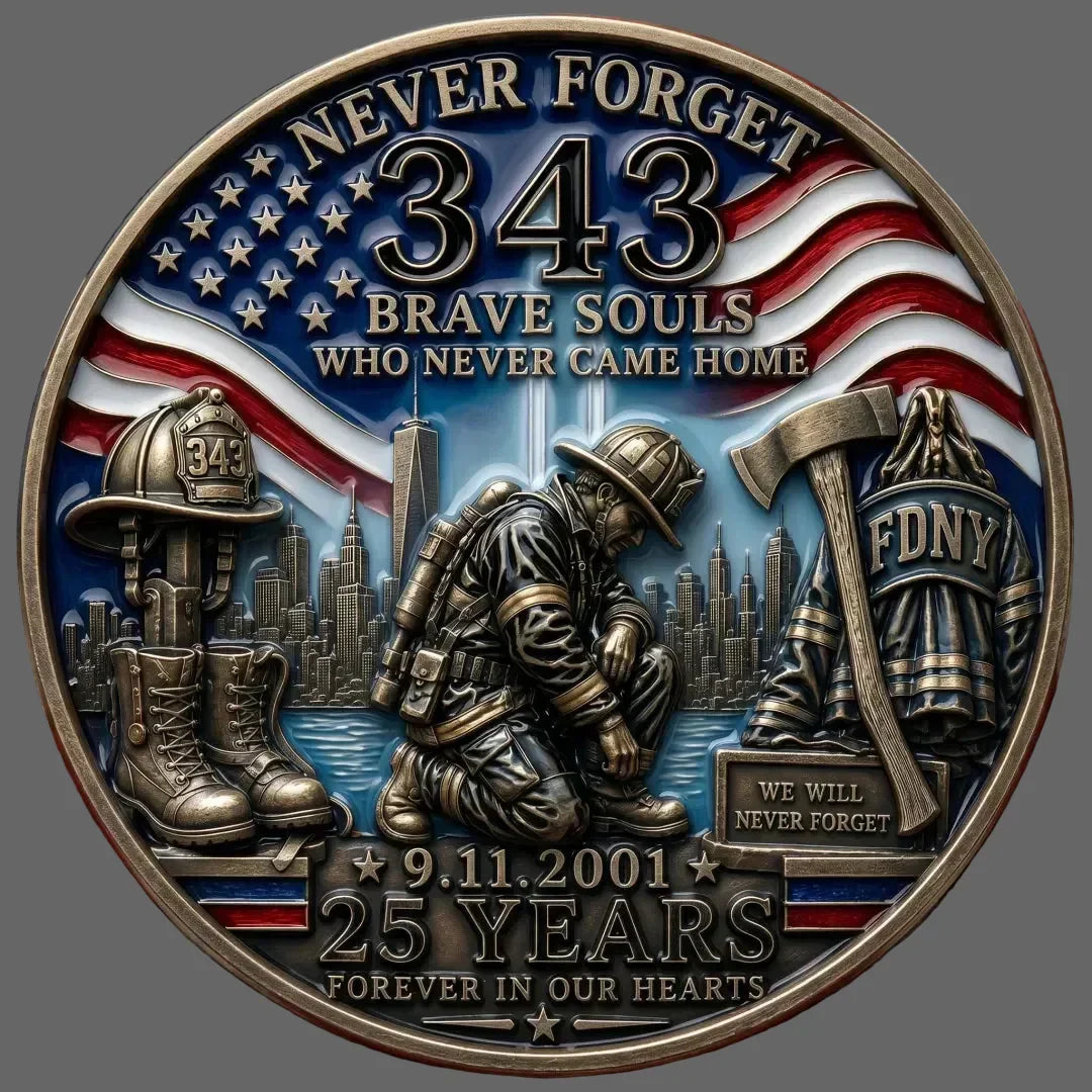 HonorMint – Moneda Conmemorativa 343 Never Forget