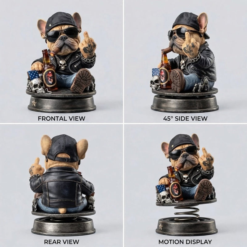 CruiseBoss – Lustige Armaturenbrett-Bulldogge