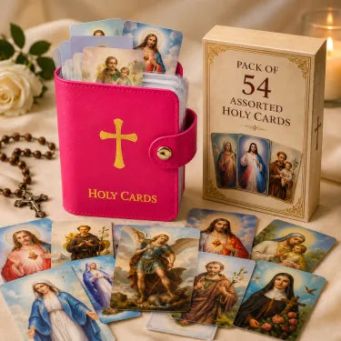 FaithKeeper – Hülle für Heiligenbilder aus echtem Leder