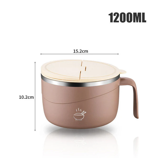 SteamCore – Tazón de Fideos de Acero Inoxidable