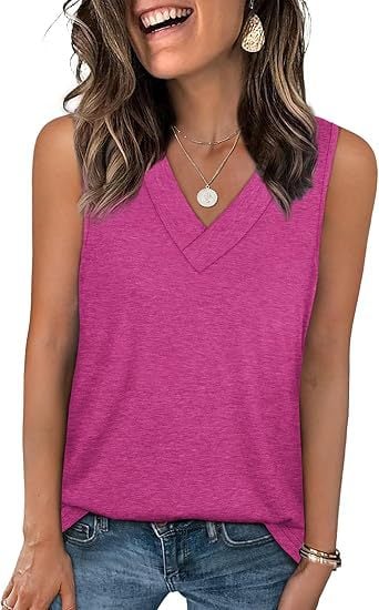 SoftEase – Top casual sin mangas para mujer de corte ajustado