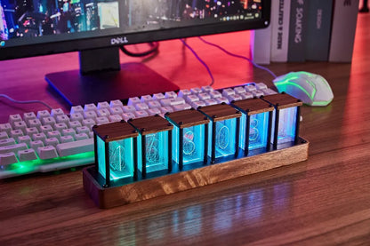 Nixora Light – Reloj con pantalla de hora RGB